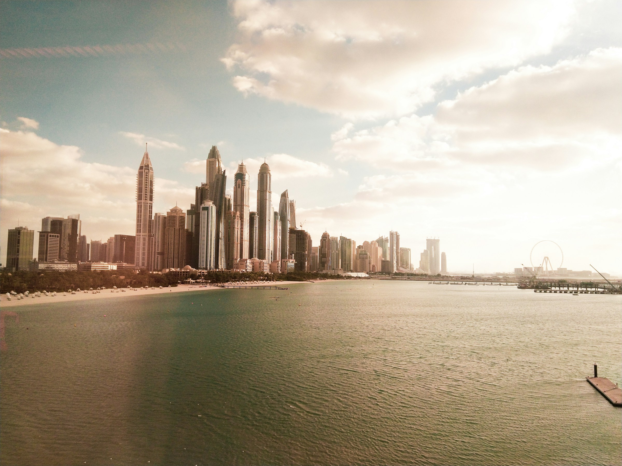 Dubai skyline and waterfront